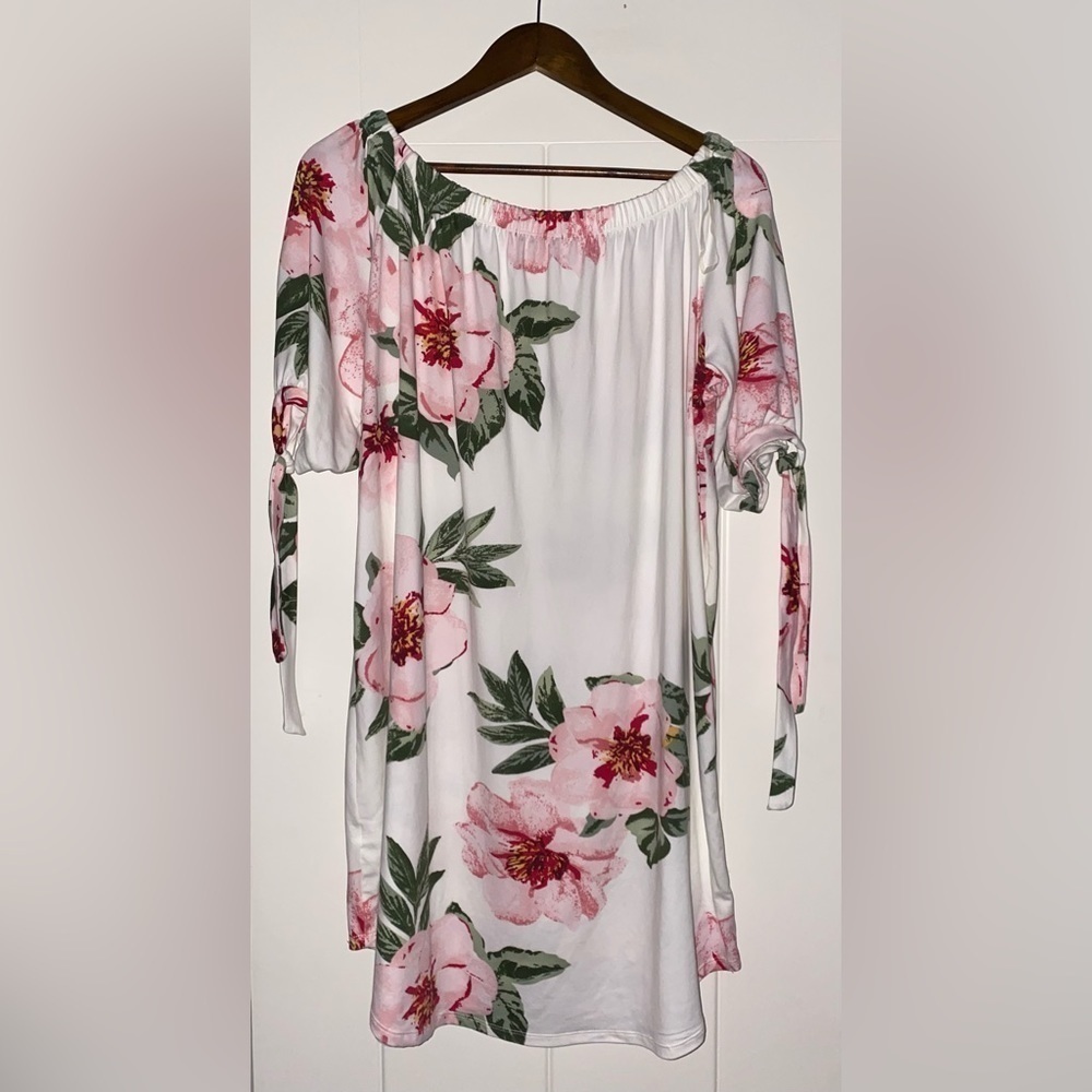 Absolutely Love It Women Off Shoulder Floral Mini Dress 2xl Fairycore Cottage - Picture 4 of 6
